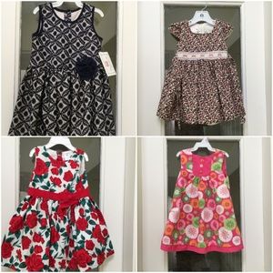 Set of 4 formal summer dresses
